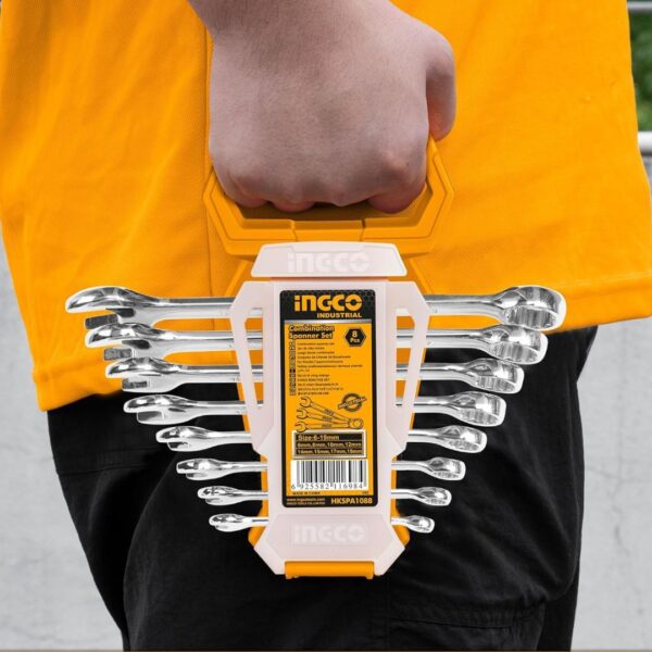 Ingco Combination Spanner Set 6-19mm 1 Ingco Combination Spanner Set 6-19mm 1