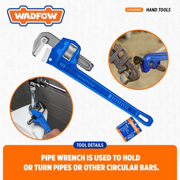 24Inch Pipe Wrench Wadfow – WPW1124 24Inch Pipe Wrench Wadfow – WPW1124