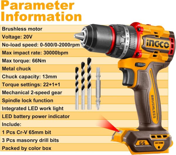 Impcat Drill 20V CIDLI206681