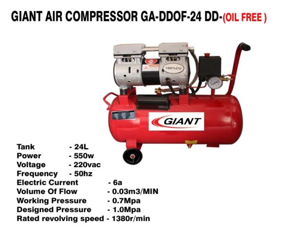 Giant Air Compressor GA-DDOF-24DD