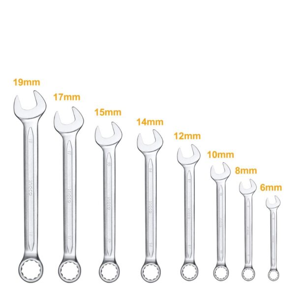 Ingco Combination Spanner Set 6-19mm Ingco Combination Spanner Set 6-19mm