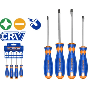 4 Pcs Screwdriver Set Wadfow WSS1204