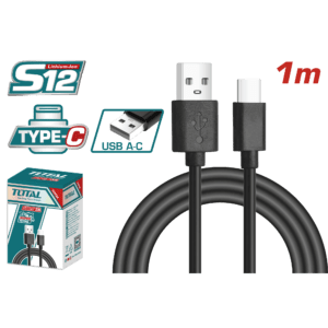 USB Charger Cable for TOTAL USB type-A to type-C cable 1m TIUCC01