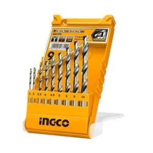 9PCS HSS Twist Drill Bit Set Ingco – AKD1095