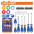 Wadfow Screwdriver Set 30pcs WSS1430