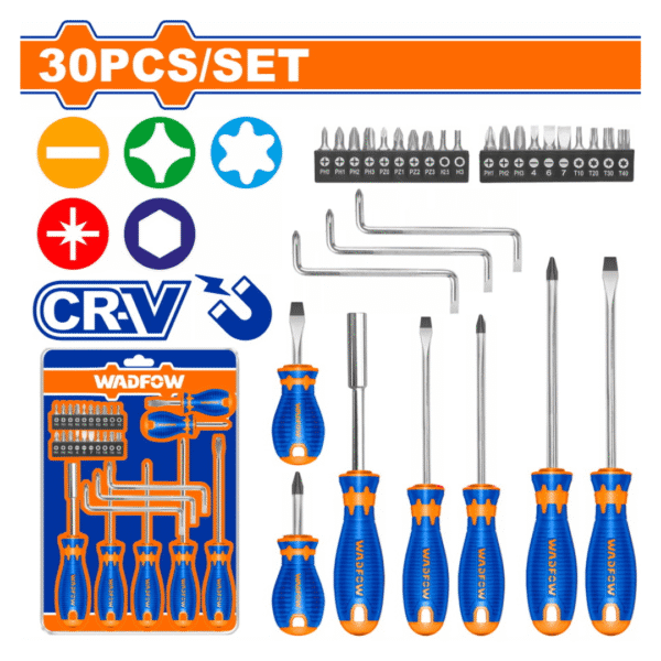 Wadfow Screwdriver Set 30pcs WSS1430