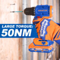 Wadfow WCDP5521 Cordless Drill Brushless - Copy