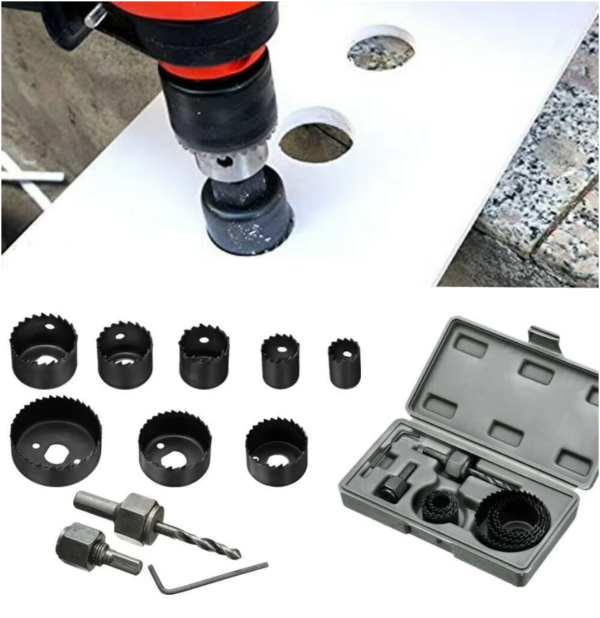 11 Piece Hole Saw Kit (1)