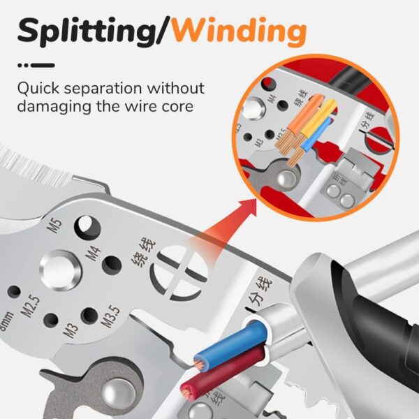 Wire Stripper Crimper Cable Cutter Pliers 3