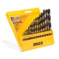 AKDB1195 Ingco HSS Twist Drill Bits Set 19 Pcs