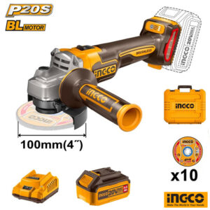 Ingco Cordless Angle Grinder CAGLI271031