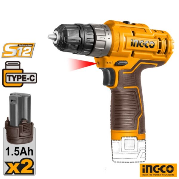 Ingco Lithium-Ion Battery FBLI12153