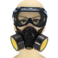 Anti Dust Chemical Dual Mask With Safety Glass 2