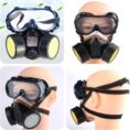 Anti Dust Chemical Dual Mask With Safety Glass 4