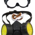 Anti Dust Chemical Dual Mask With Safety Glass 6