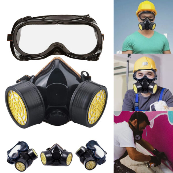Dual Mask With Safety Glass