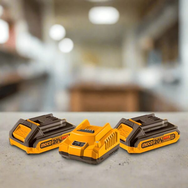 Ingco P20S Lithium-Ion Battery and Charger Kit- FBCPK2212 Ingco P20S Lithium-Ion Battery and Charger Kit- FBCPK2212