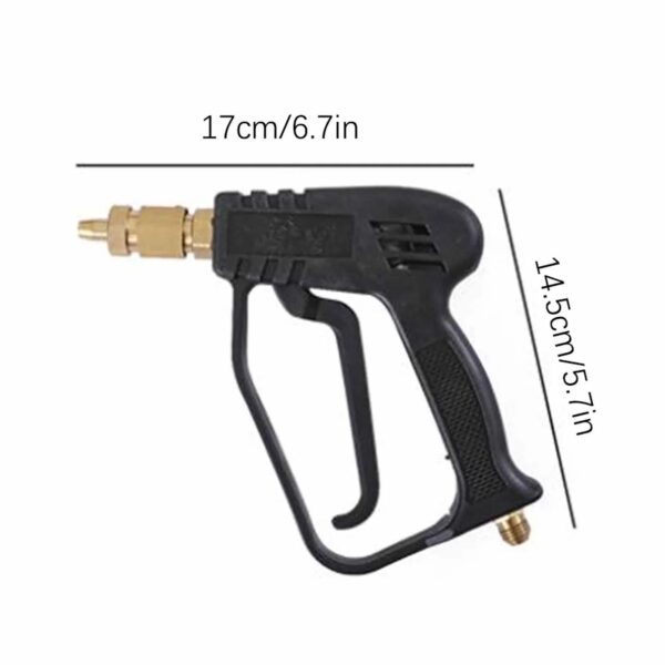 Short Pressure Washer Gun Dimension