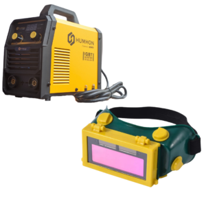 Humhon Inverter Welding Plant Humhon MMA-200 and Solar Auto Darkening Welding Goggles for Welder