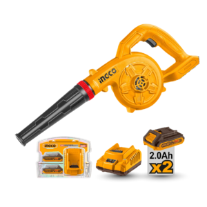 Cordless Blower 20V Ingco - CABLI200181 and Lithium-Ion Battery and Charger Kit