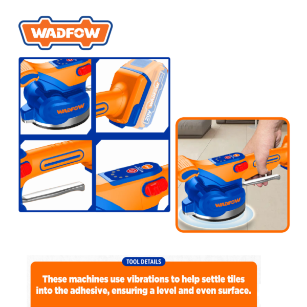 _Cordless Tile Vibration Machine130mm WTVM1D12