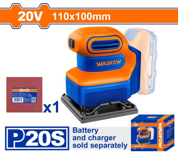 Wadfow Cordless Sheet Sander 20V WRAP5010