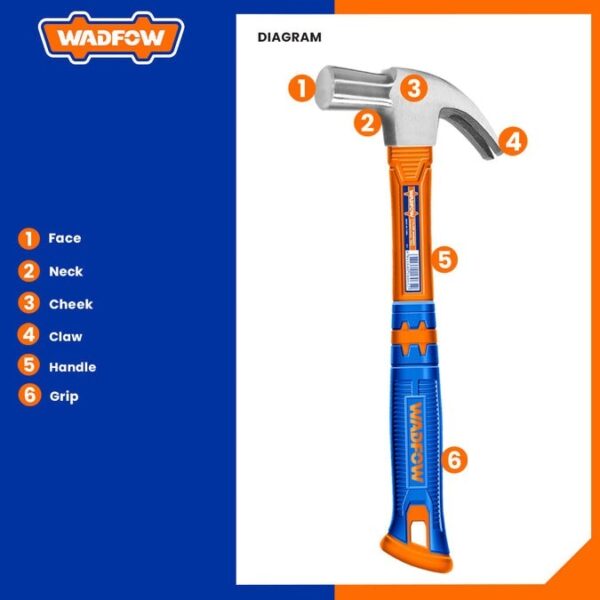Wadfow Claw Hammer 27mm WHM3327