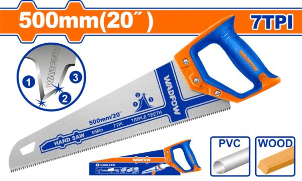Wadfow Hand Saw 500mm (20inch) WHW8G20