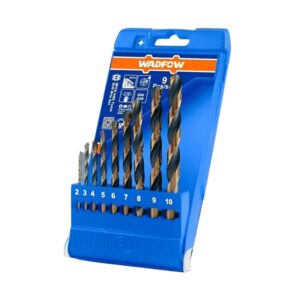 Wadfow 9Pcs HSS Twist Drill Bits Set WTD6B02