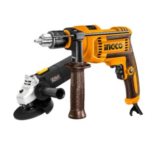 Ingco Impact Drill 710W ID7118 and Angle Grinder 710W - KS-AG6011