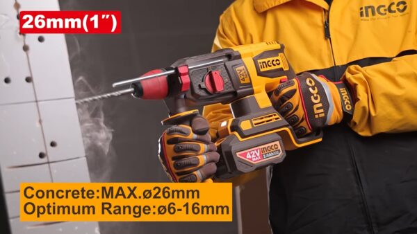 Ingco 26mm Cordless Rotary Hammer CRHLI422682 Ingco 26mm Cordless Rotary Hammer CRHLI422682
