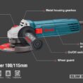 Ronix 720w Angle Grinder 100mm 3130BS