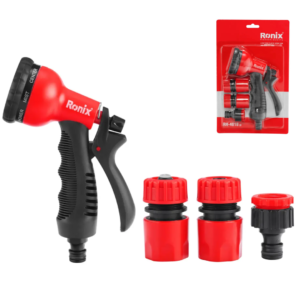 8 Pattern Plastic Water Spray Gun And Hose Fittings RH-4018