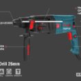 Ronix SDS Plus Rotary Hammer 2725K