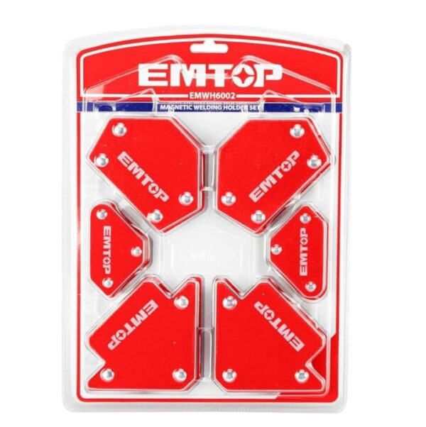 Emtop 6 Pcs Magnetic Welding Holder Set EMWH6002 Emtop 6 Pcs Magnetic Welding Holder Set EMWH6002