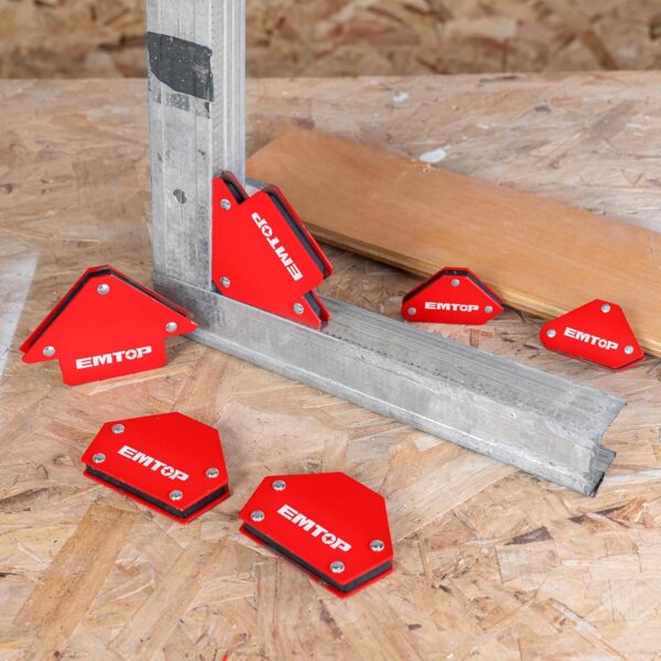 Emtop 6 Pcs Magnetic Welding Holder Set EMWH6002 x 1 Emtop 6 Pcs Magnetic Welding Holder Set EMWH6002 x 1