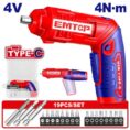 Emtop Cordless screwdriver ECSR0408