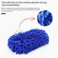 Chenille Sponge Blue