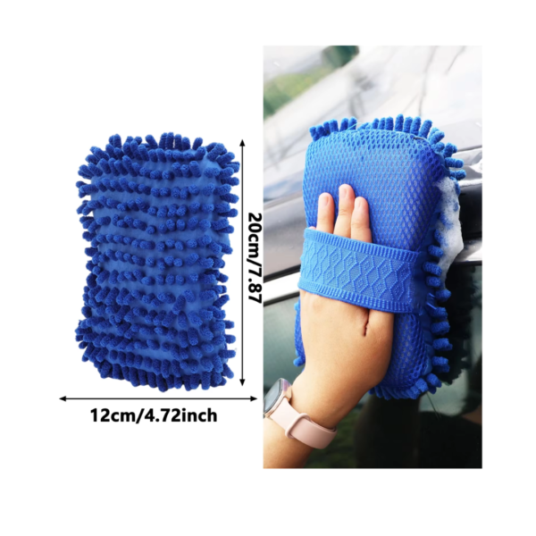 Chenille Sponge Blue