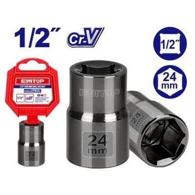 EMTOP Hexagonal Socket 24MM ESCT12241 EMTOP Hexagonal Socket 24MM ESCT12241