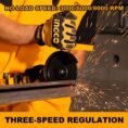 Ingco Cordless Angle Grinder 100MM CAGLI261021