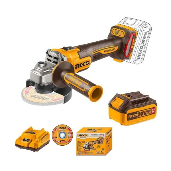 Ingco Cordless Angle Grinder CAGLI261021 Ingco Cordless Angle Grinder CAGLI261021