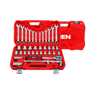 37 Pcs Socket and Wrench Set 1/2" MEN-BS37P
