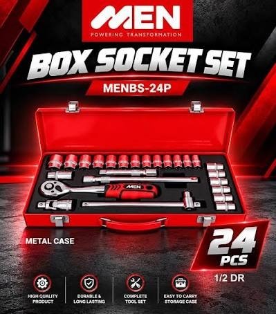 MEN Socket Set MEN-BS24PL MEN Socket Set MEN-BS24PL