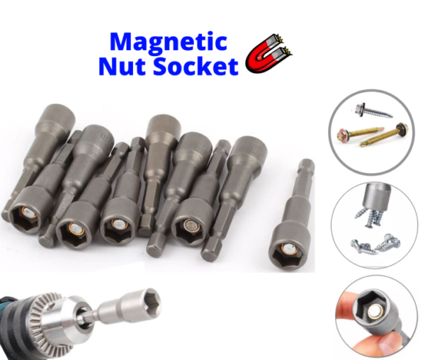 Magnetic Socket 8mm 10mm