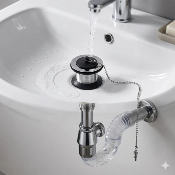 Stainless Steel Wash Basing Sink Waste Drain