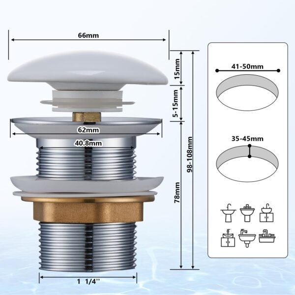 Washbasin Drain Fitting 4